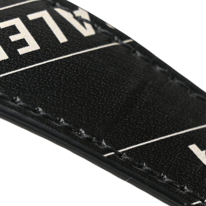 Gucci X BALENCIAGA Calfskin Logo Print Medium Jackie 1961 Hobo Black 11 of 11