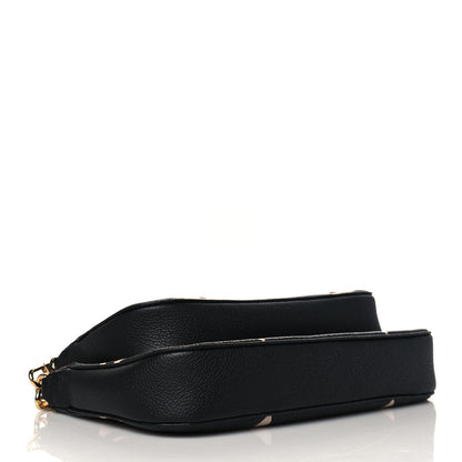 Louis Vuitton Empreinte Monogram Giant Multi Pochette Accessories Black Beige 3 of 9