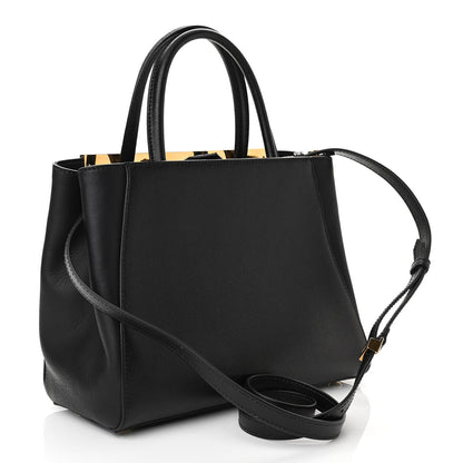 Fendi Vitello Elite Petite 2Jours Tote Black 3 of 10