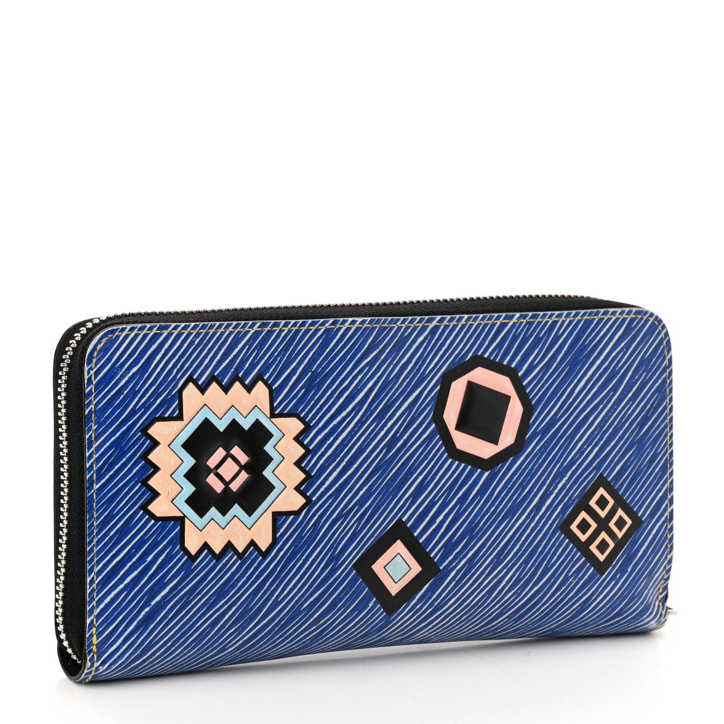 Epi Azteque Zippy Wallet Denim Light