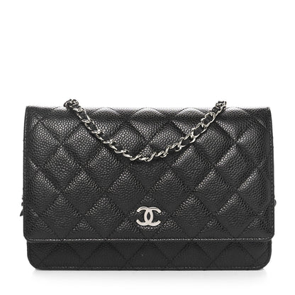Chanel Caviar Quilted Wallet on Chain WOC Black 1 of 11