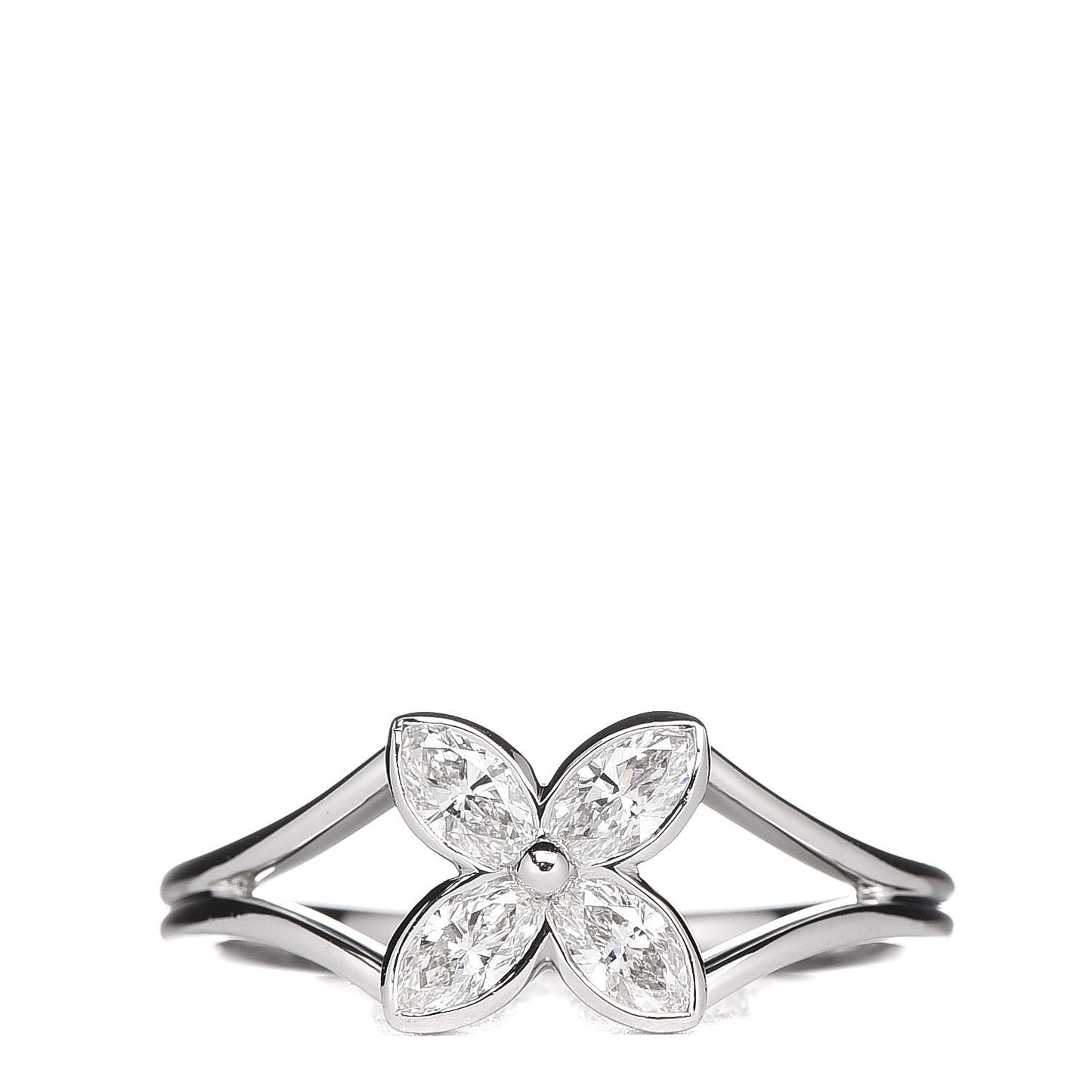 Platinum Diamond Victoria Ring 51 5.75