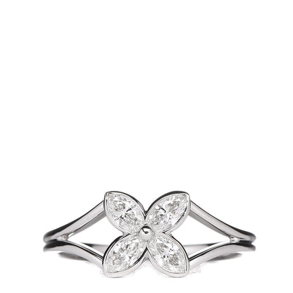Tiffany Platinum Diamond Victoria Ring 51 5.75 1 of 6