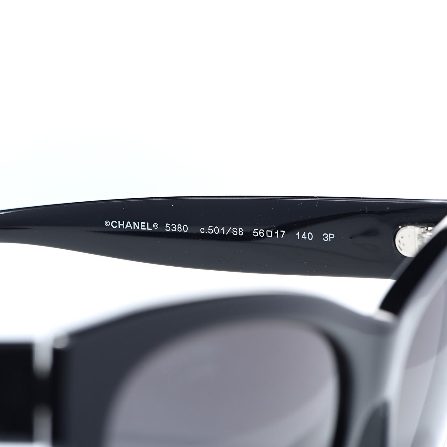 Polarized Square CC Sunglasses 5380 Black