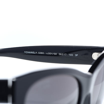 Chanel Polarized Square CC Sunglasses 5380 Black 5 of 8