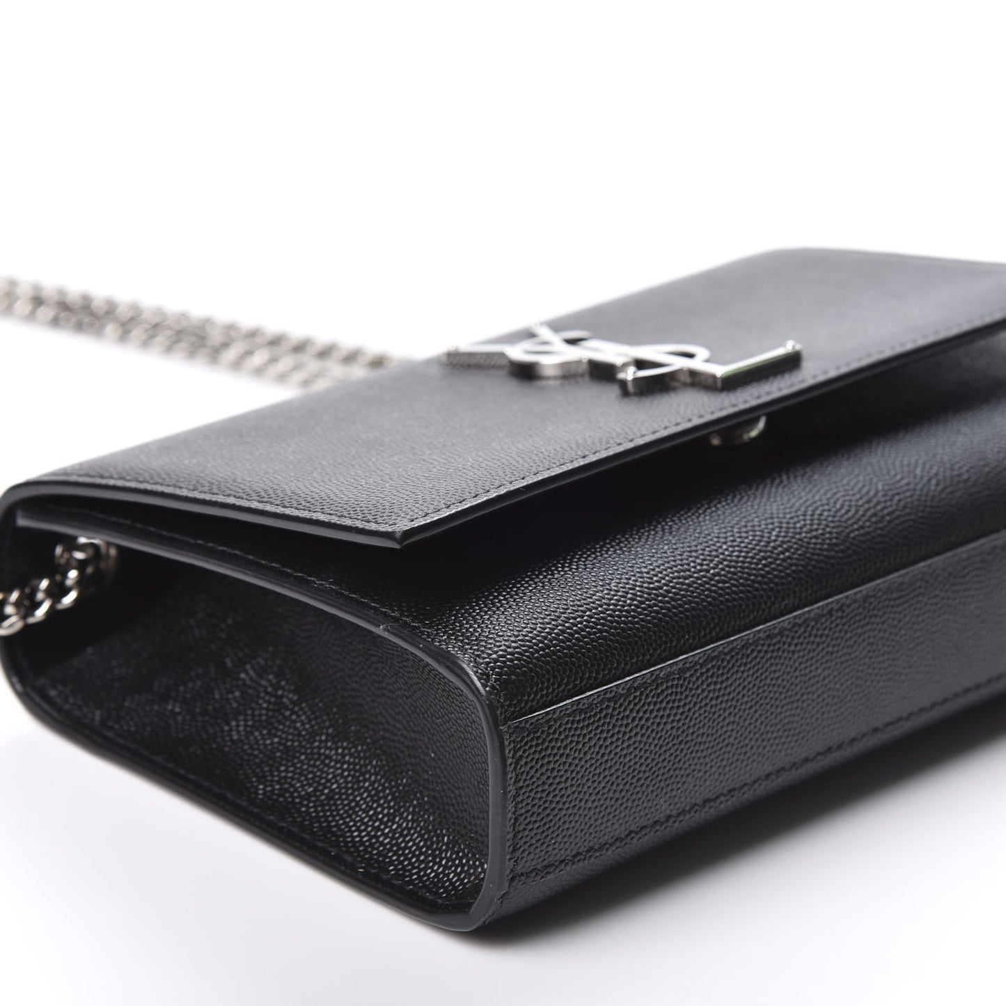 Grain De Poudre Small Monogram Kate Satchel Black