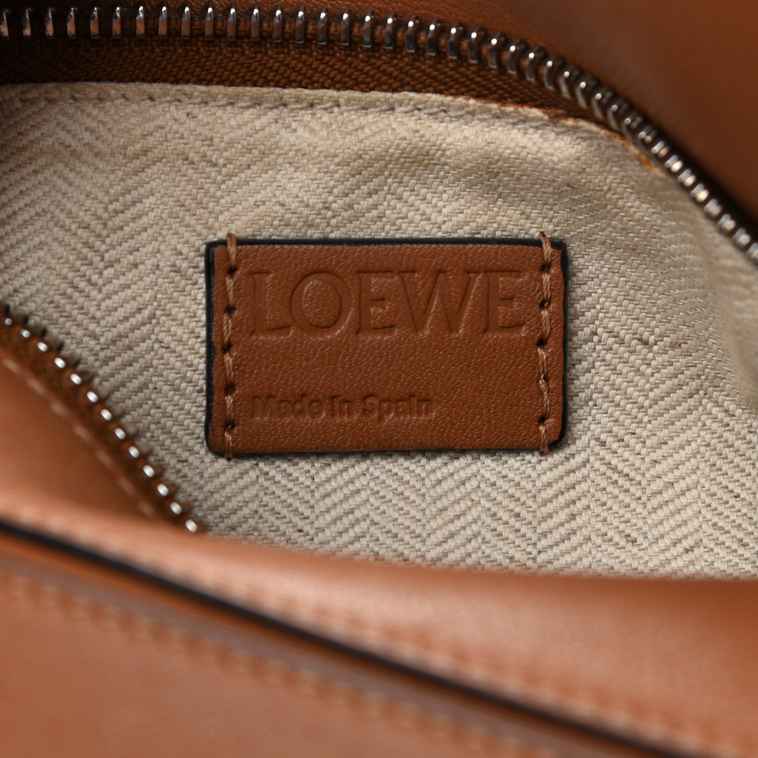 Loewe Calfskin Small Puzzle Bag Tan 6 of 15