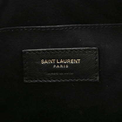 Saint Laurent Calfskin Matelasse Monogram Lou Camera Bag Dark Beige 6 of 10