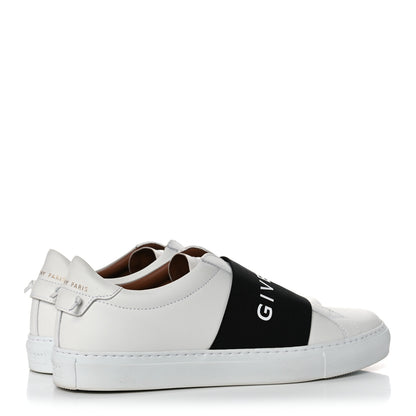 Givenchy Calfskin Band Logo Womens Urban Street Sneakers 40 White Black 4 of 9