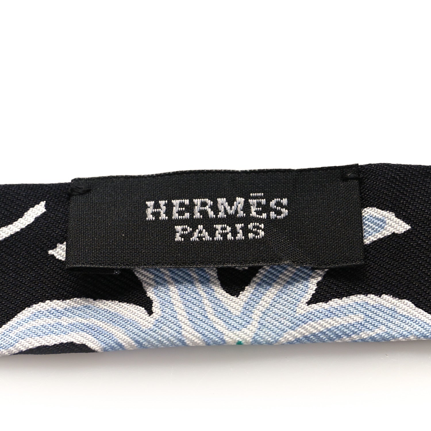 Hermes Silk Isola Di Primavera Doll Twilly Black Vert Rose 3 of 3