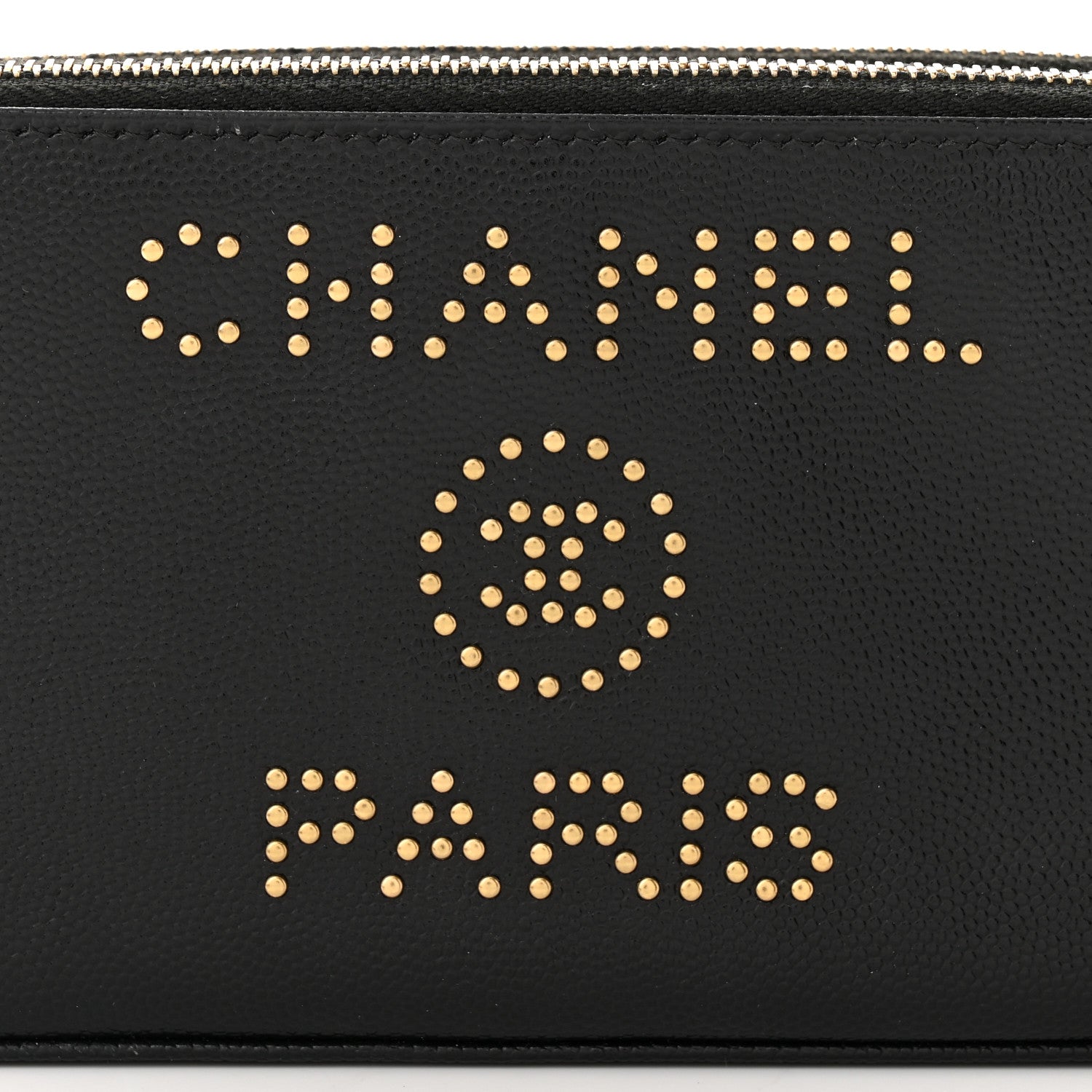 Chanel Caviar Studded Small Deauville Clutch With Chain Black 9 of 12