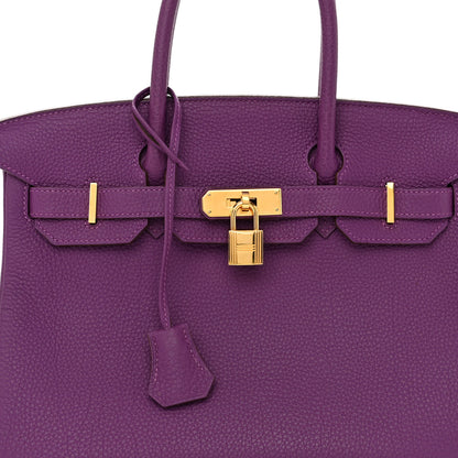 Hermes Togo Birkin 30 Anemone 8 of 13