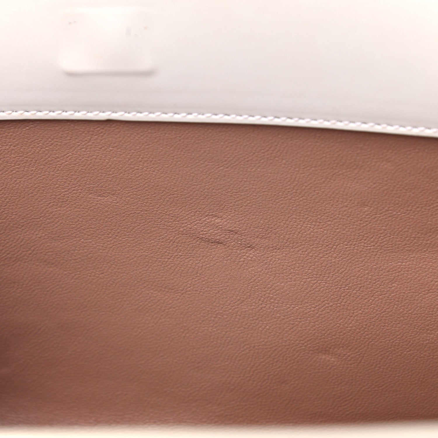 Alaia Calfskin Laser Cut Clutch White 13 of 15