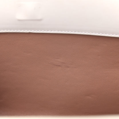 Alaia Calfskin Laser Cut Clutch White 13 of 15