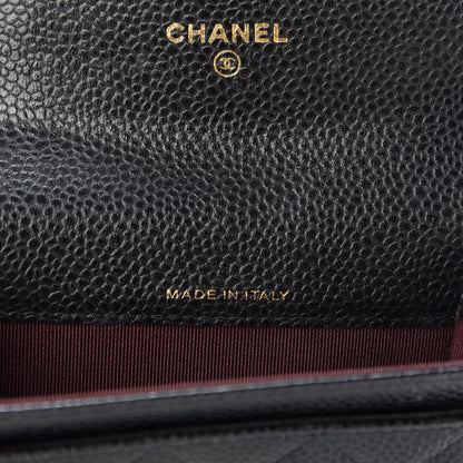Chanel Caviar Quilted Flap Card Holder Black 7 of 7