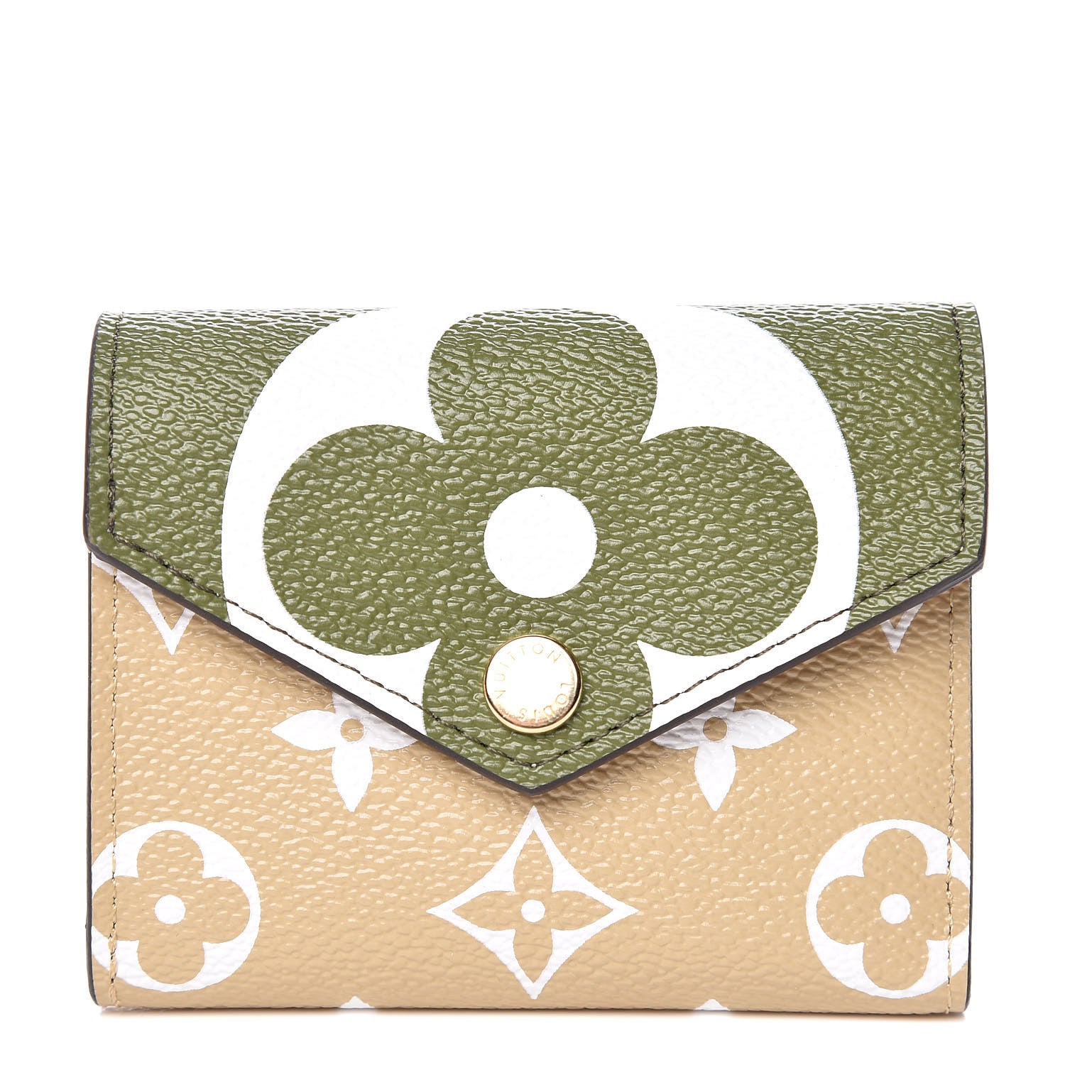 Louis Vuitton Monogram Giant Zoe Wallet Kaki 1 of 8