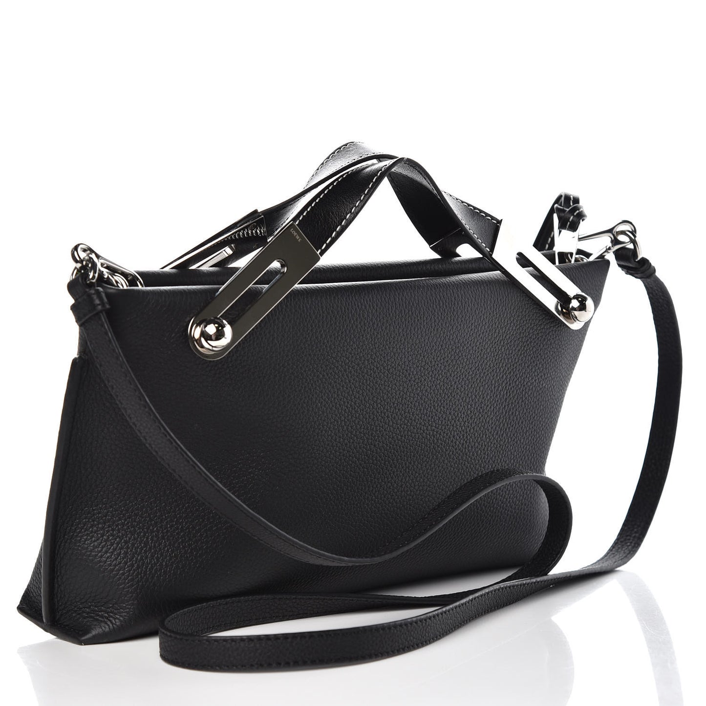 Grained Calfskin Small Missy Bag Black