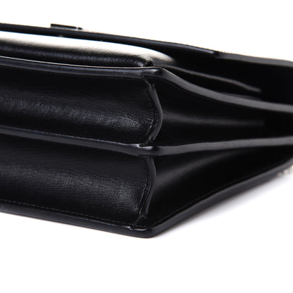 Saint Laurent Calfskin Medium Monogram Sunset Black 9 of 9