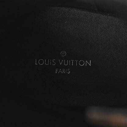 Louis Vuitton Suede Calfskin Monogram Laureate Platform Desert Boots 41 Black 9 of 10