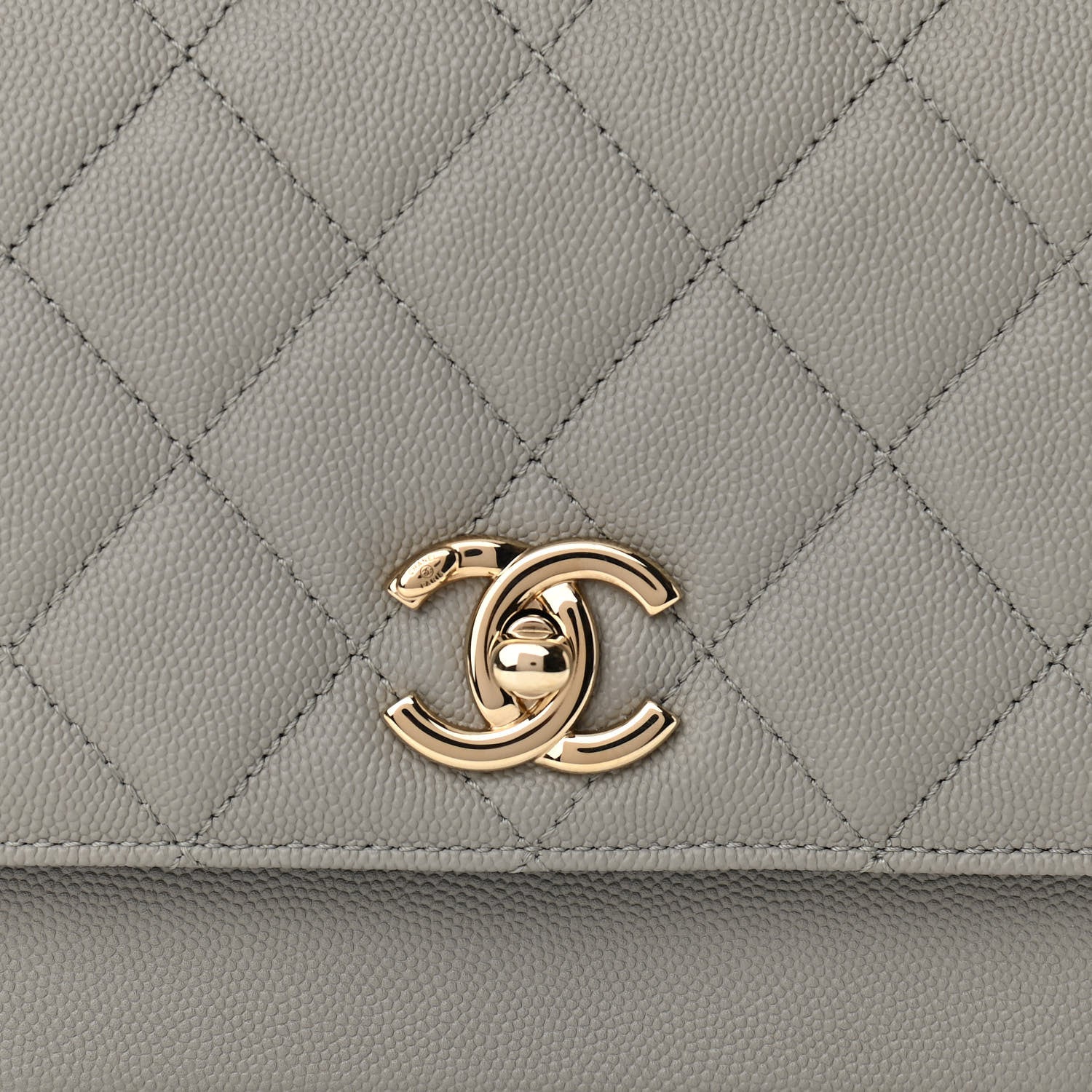 Chanel Caviar Quilted Medium Business Affinity Flap Grey 8 of 10