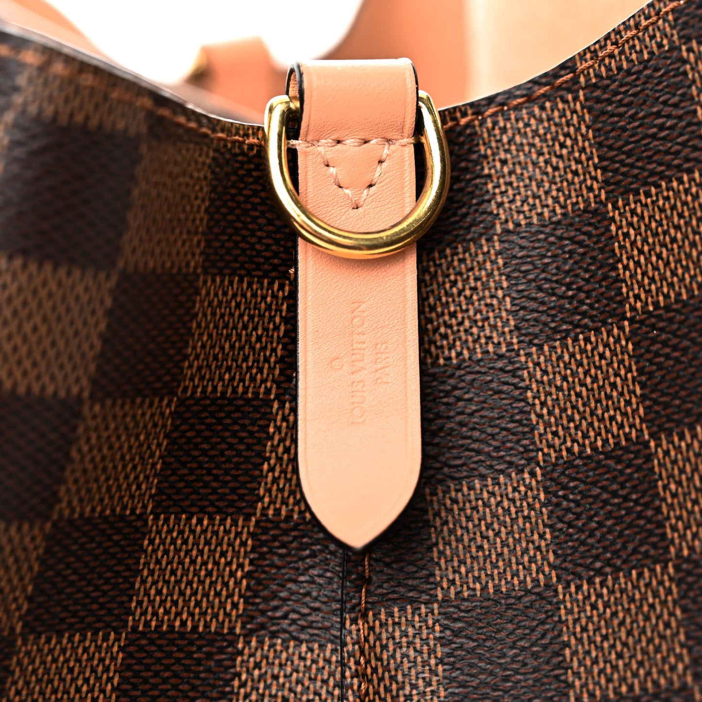 Damier Ebene Neonoe MM Venus Pink