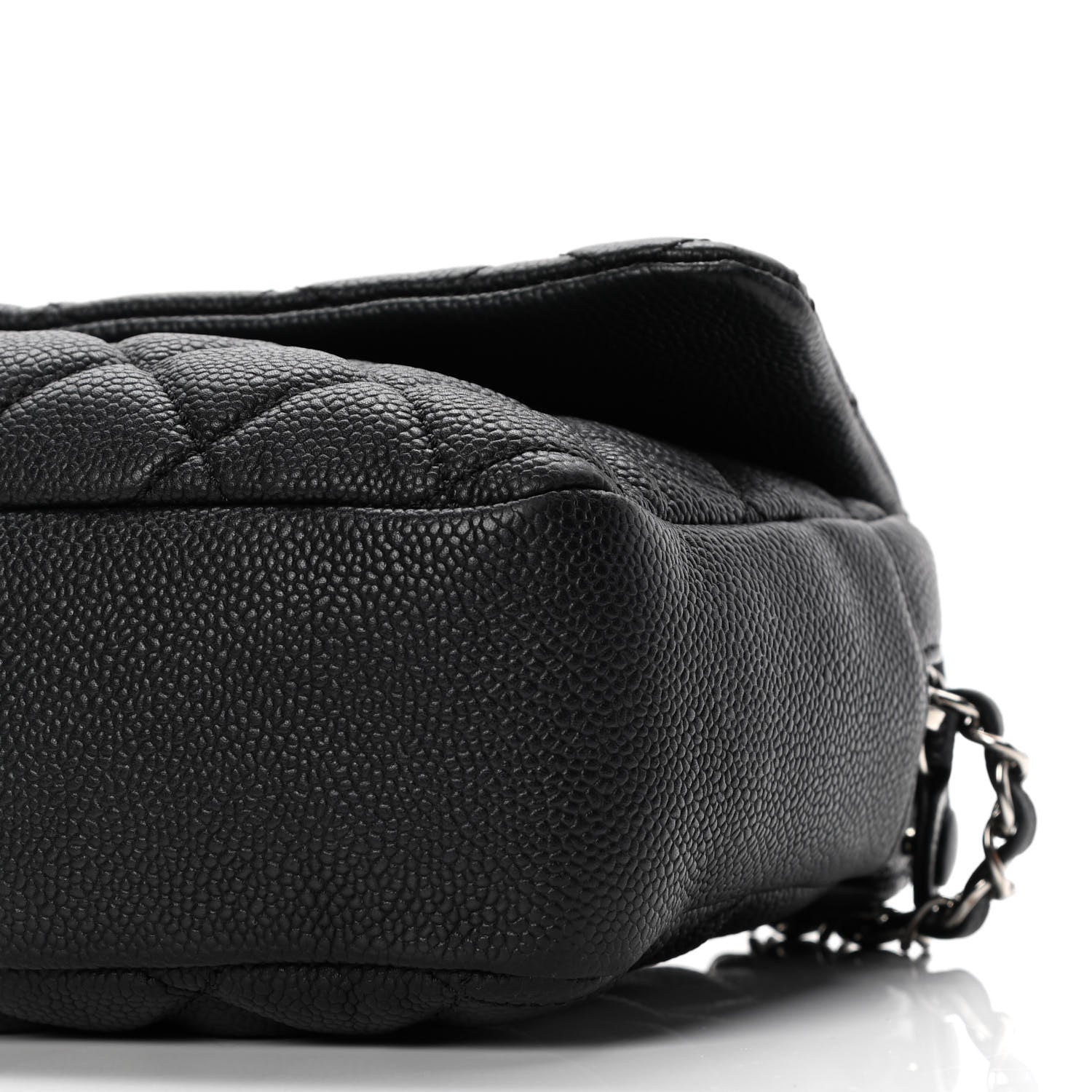 Chanel Caviar Quilted Jumbo Easy Flap Black 14 of 33