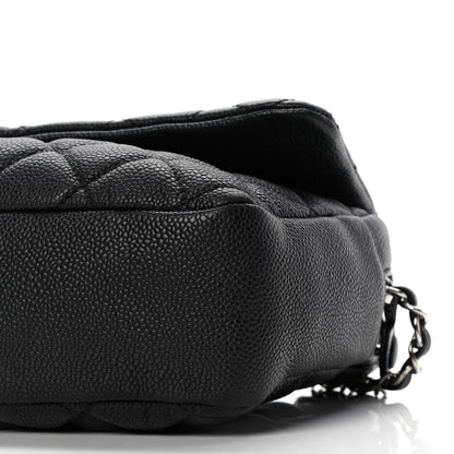 Chanel Caviar Quilted Jumbo Easy Flap Black 14 of 33