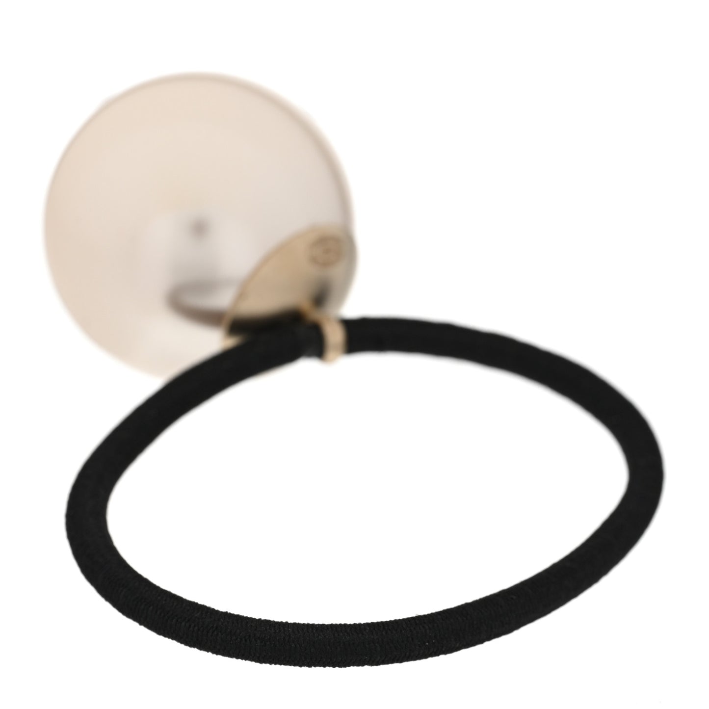 Pearl CC Hair Tie Black White