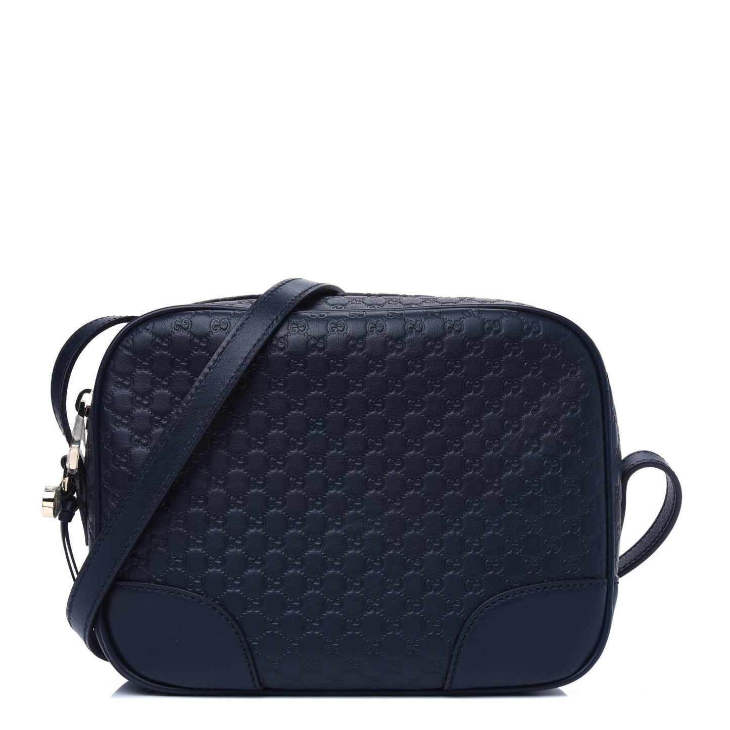 Soft Microguccissima Mini Bree Messenger Bag Blue