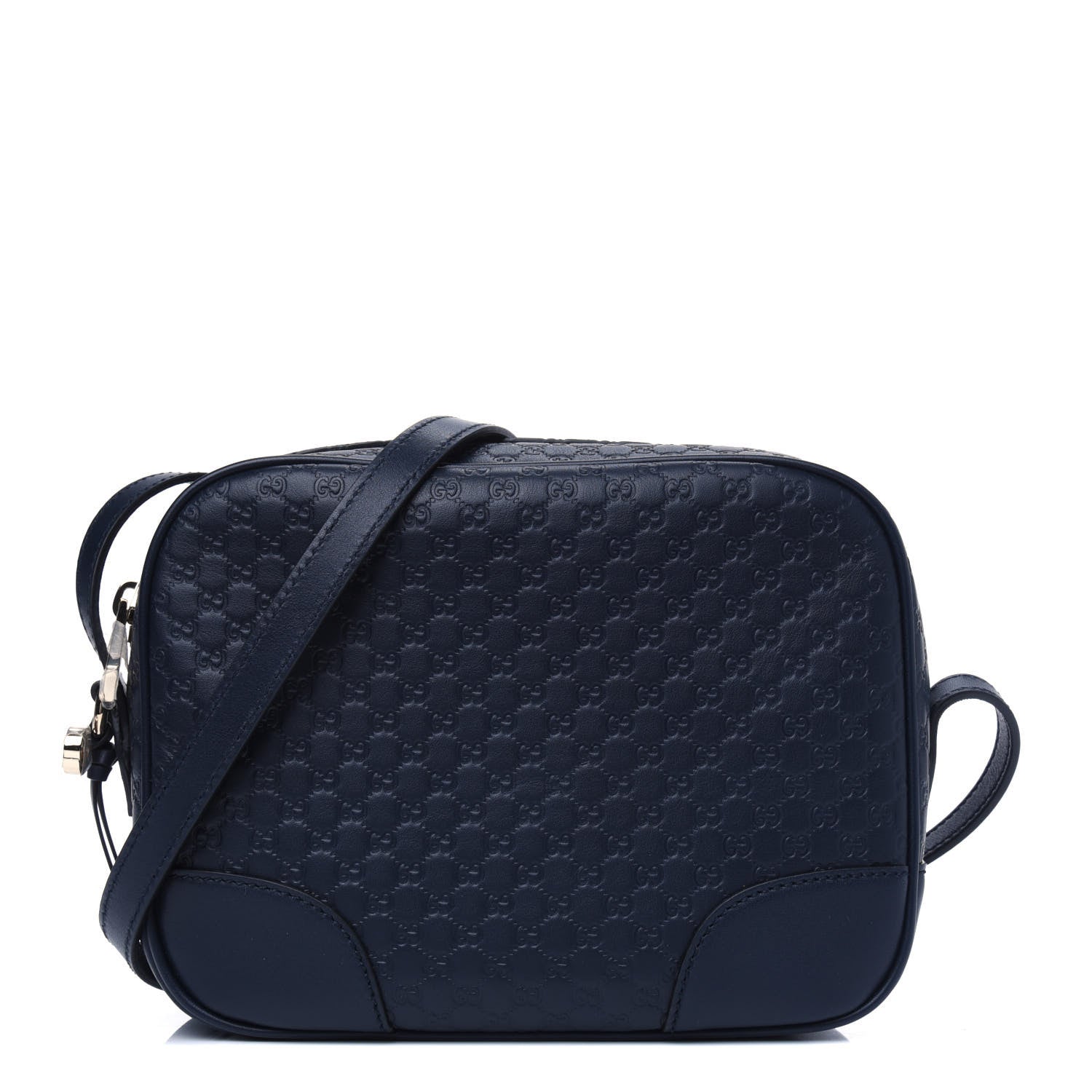 Gucci Soft Microguccissima Mini Bree Messenger Bag Blue 1 of 4