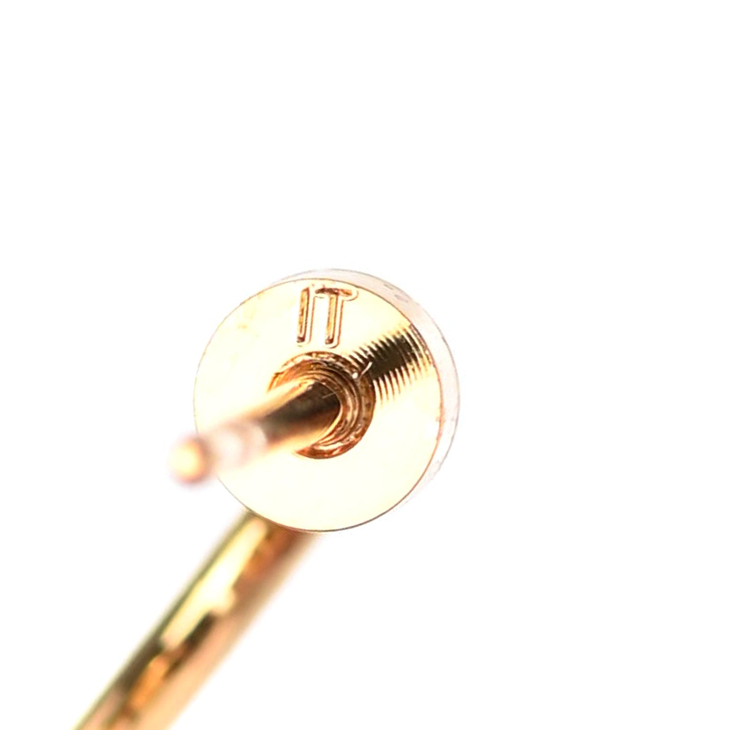 Louis Vuitton Brass Blooming Earrings Gold 5 of 5