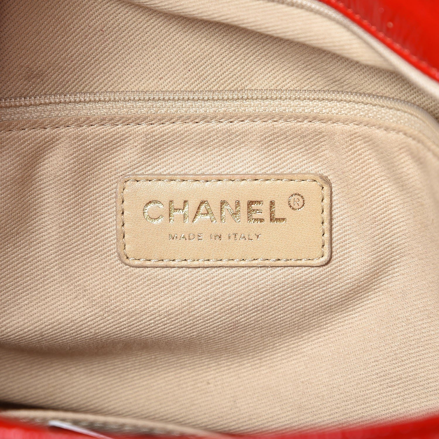 Chanel Crackled Patent Puzzle Accordion Flap Bag Red 6 of 13