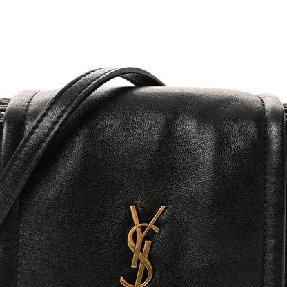 Saint Laurent Lambskin Quilted Monogram Mini Nolita Black 7 of 9