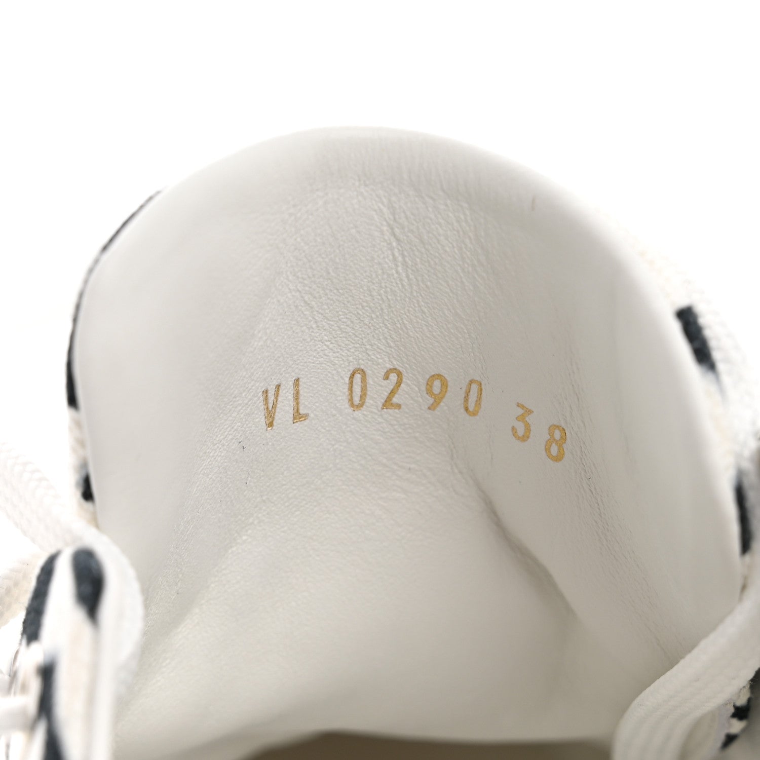 Louis Vuitton X UF Calfskin Tufted Monogram Stellar Sneakers 38 White Black 8 of 9