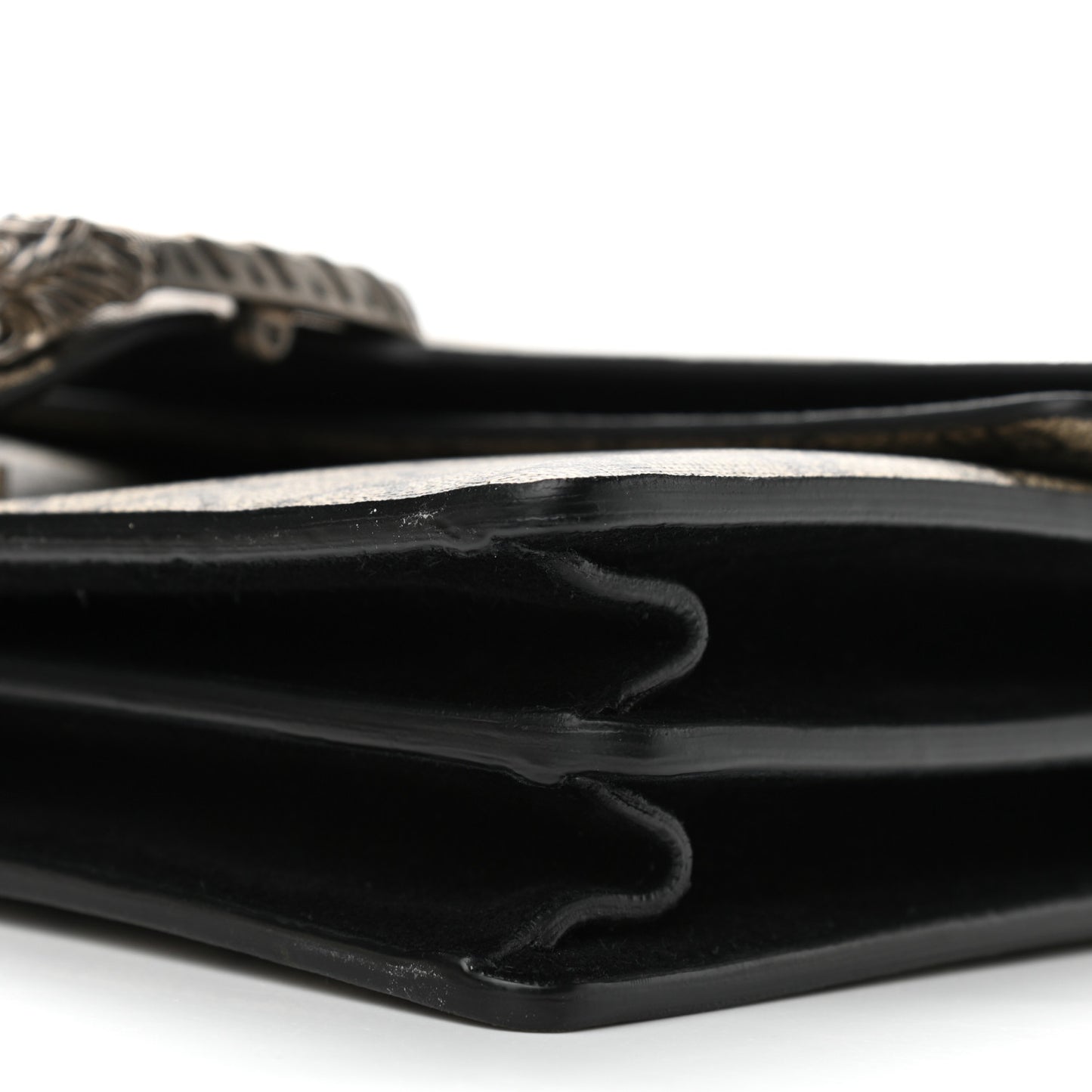 GG Supreme Monogram Small Dionysus Shoulder Bag Black