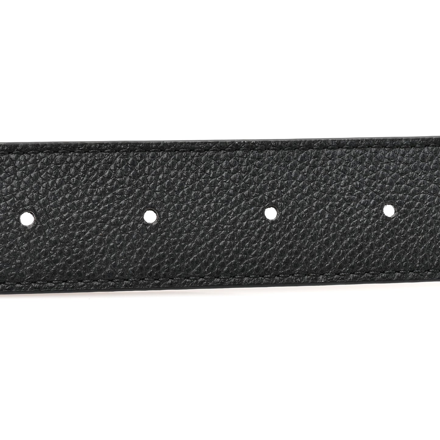 Calfskin Monogram 30mm LV Initiales Reversible Belt 80 32 Black