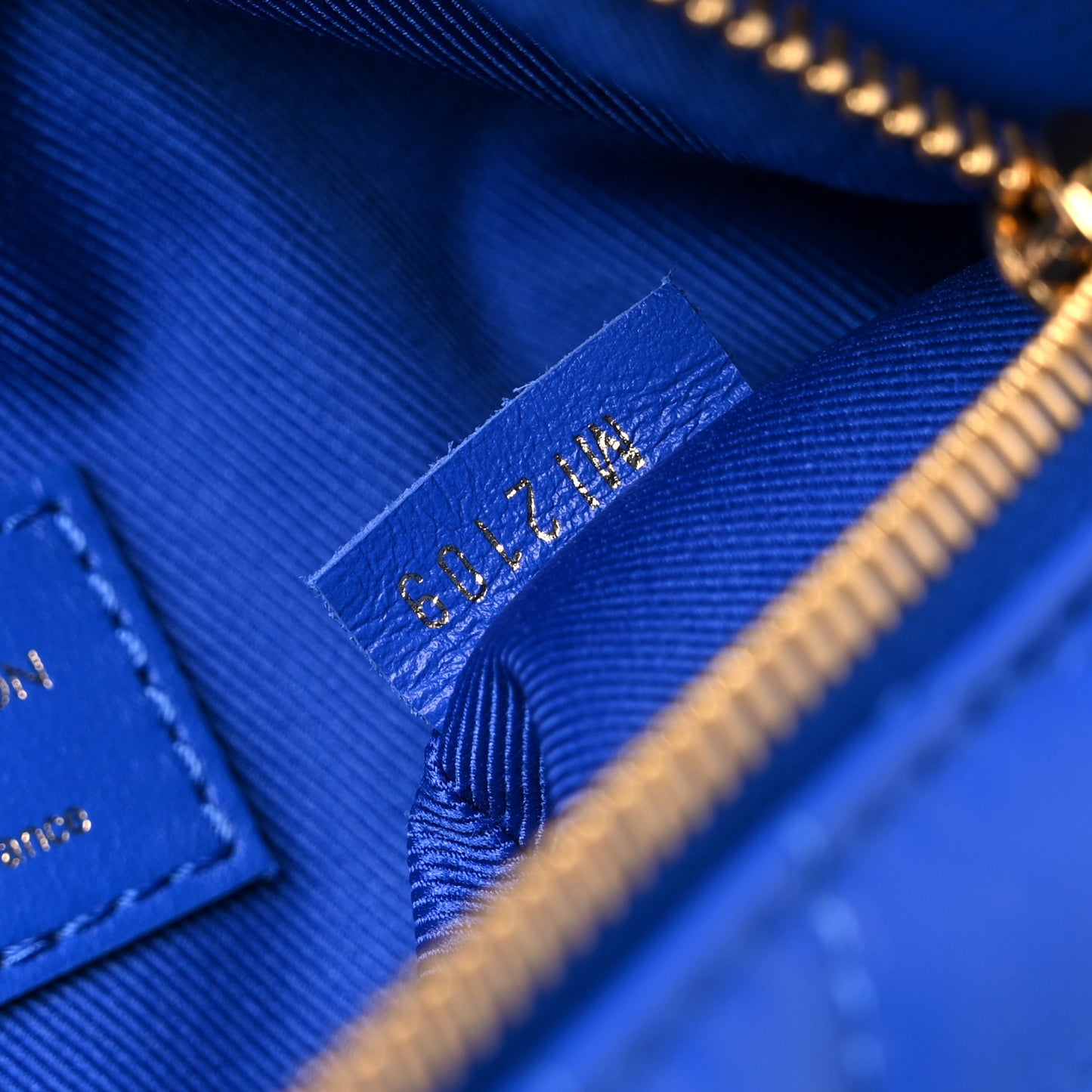 Calfskin New Wave Bumbag Blue Neon