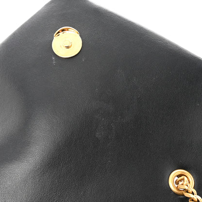 Saint Laurent Calfskin Y Quilted Monogram Small Loulou Chain Satchel Black 11 of 11