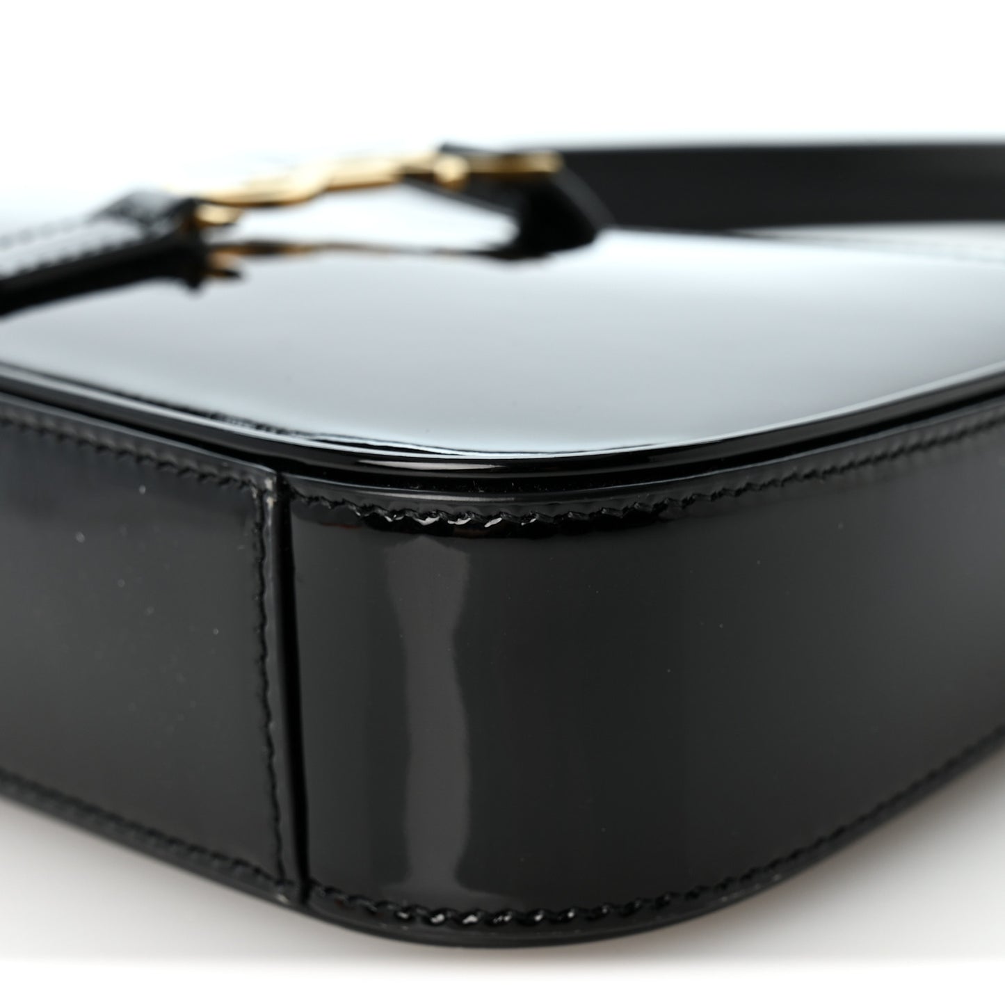 Patent Le 5 A 7 Mini Hobo Black