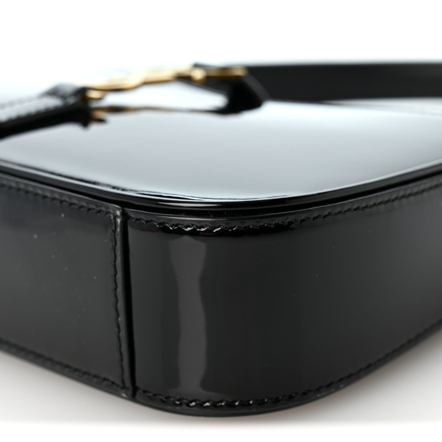 Saint Laurent Patent Le 5 A 7 Mini Hobo Black 8 of 8
