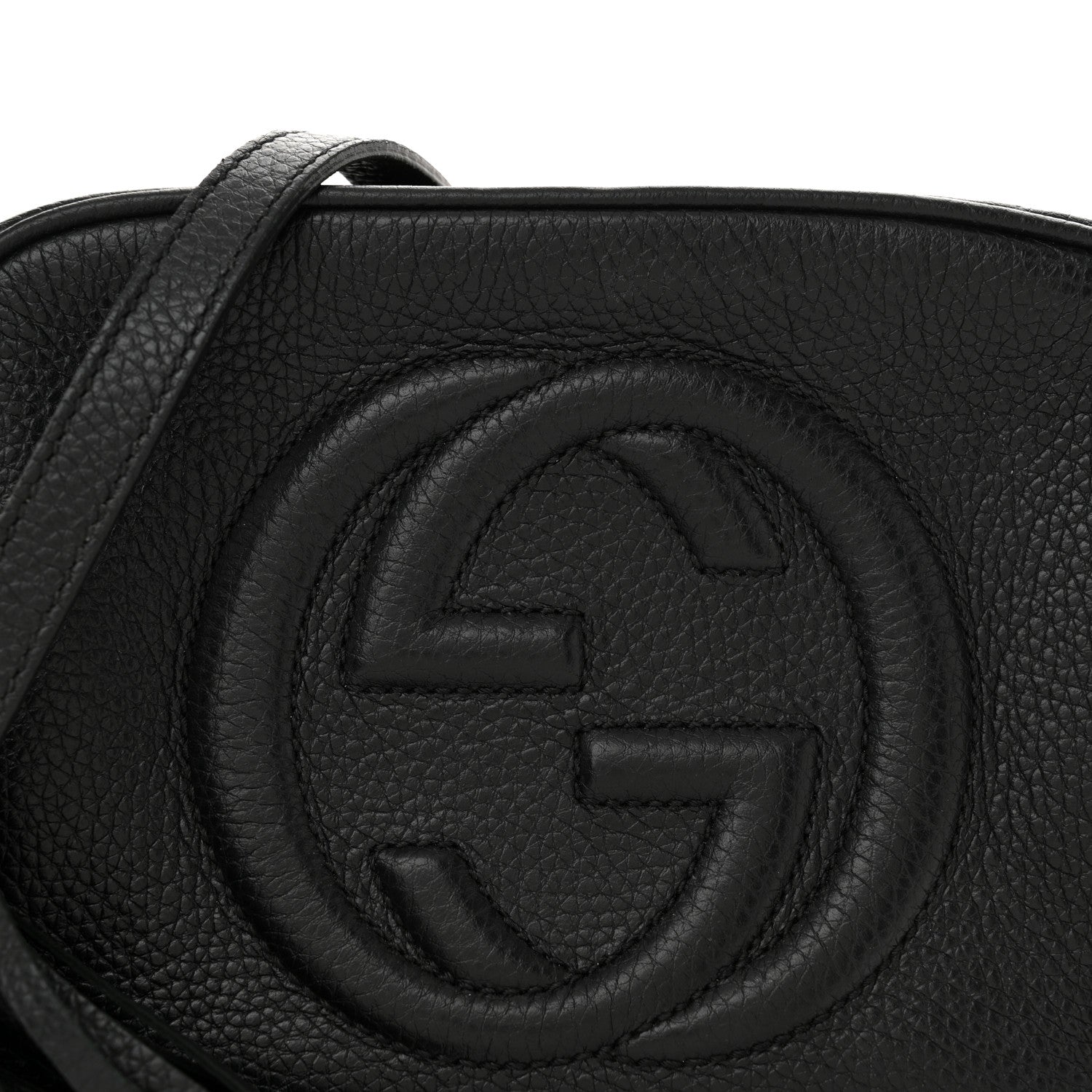 Gucci Pebbled Calfskin Small Soho Disco Bag Black 8 of 14