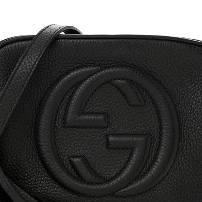 Gucci Pebbled Calfskin Small Soho Disco Bag Black 8 of 14