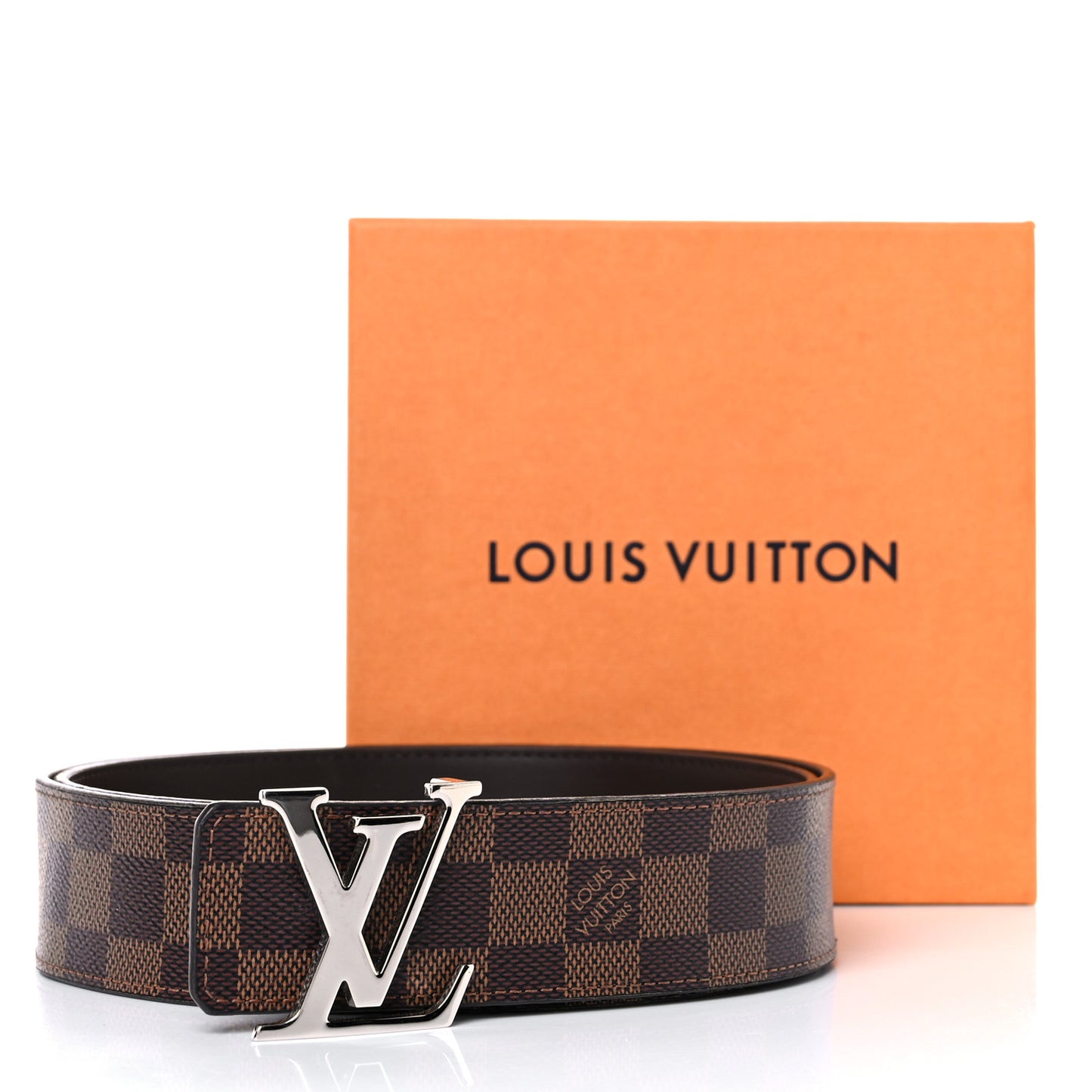 Mini Damier Ebene 25mm LV Initiales Belt 90 36