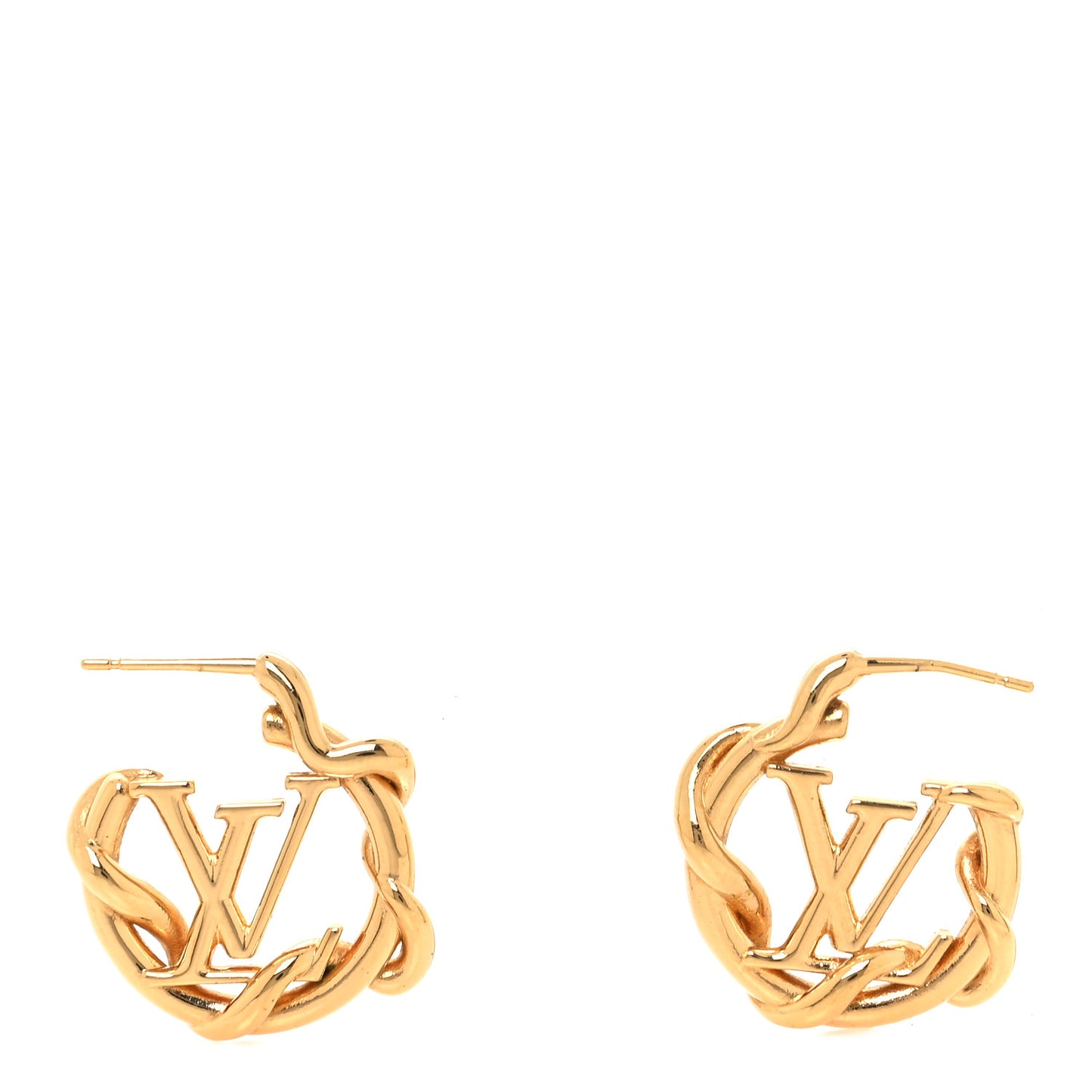 Garden Louise Hoop Earrings Gold