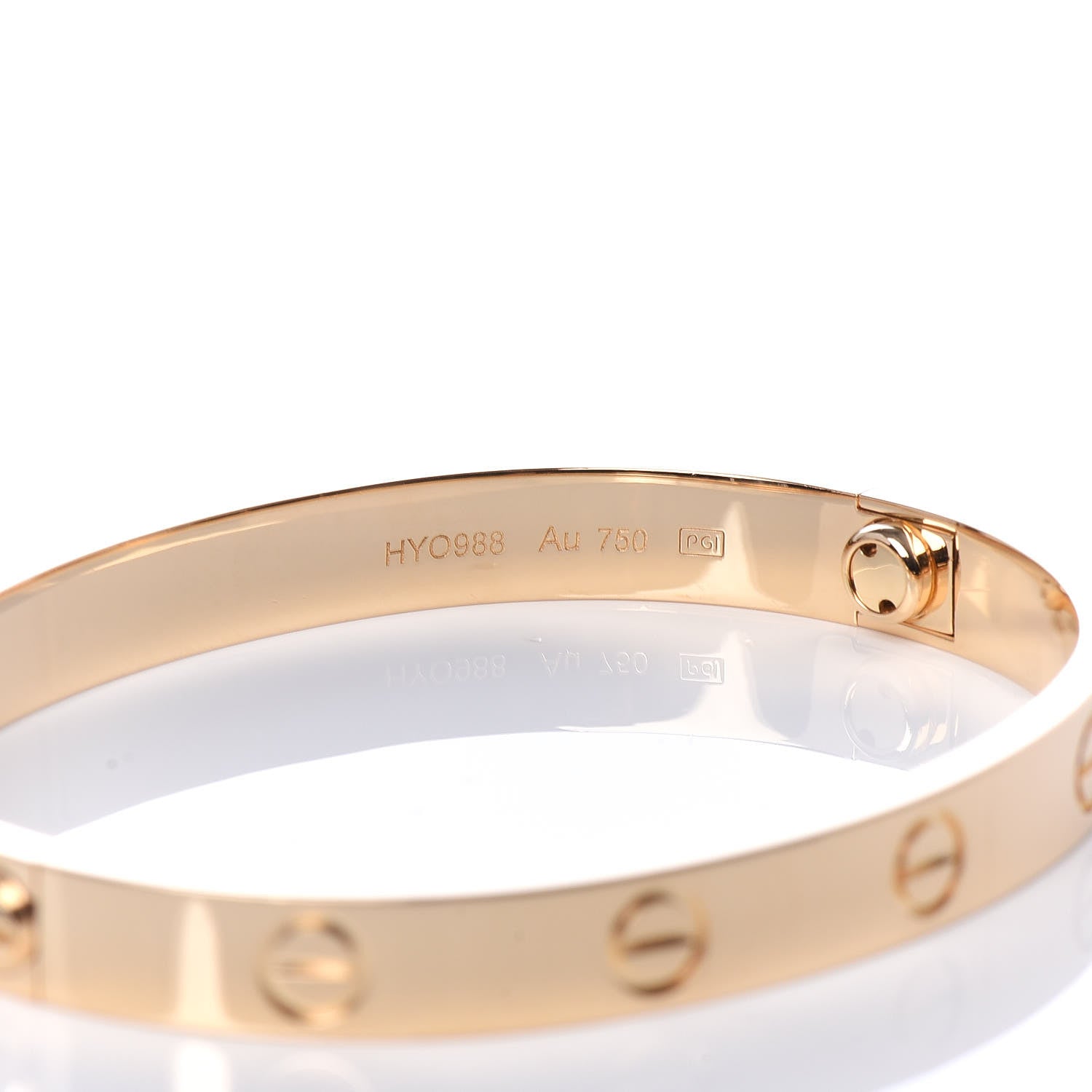 Cartier 18K Yellow Gold LOVE Bracelet 16 5 of 7