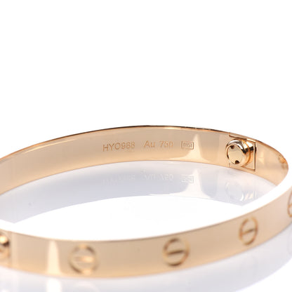 Cartier 18K Yellow Gold LOVE Bracelet 16 5 of 7
