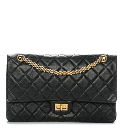 Chanel Aged Calfskin Quilted 2.55 Reissue 226 Flap Black 1 of 7
