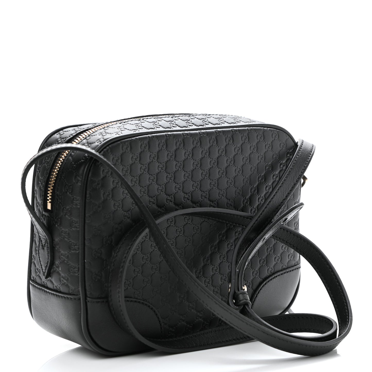 Microguccissima Mini Bree Messenger Bag Black