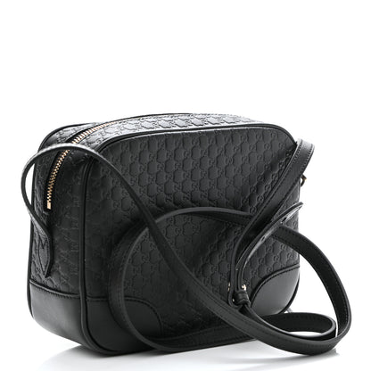 Gucci Microguccissima Mini Bree Messenger Bag Black 3 of 11