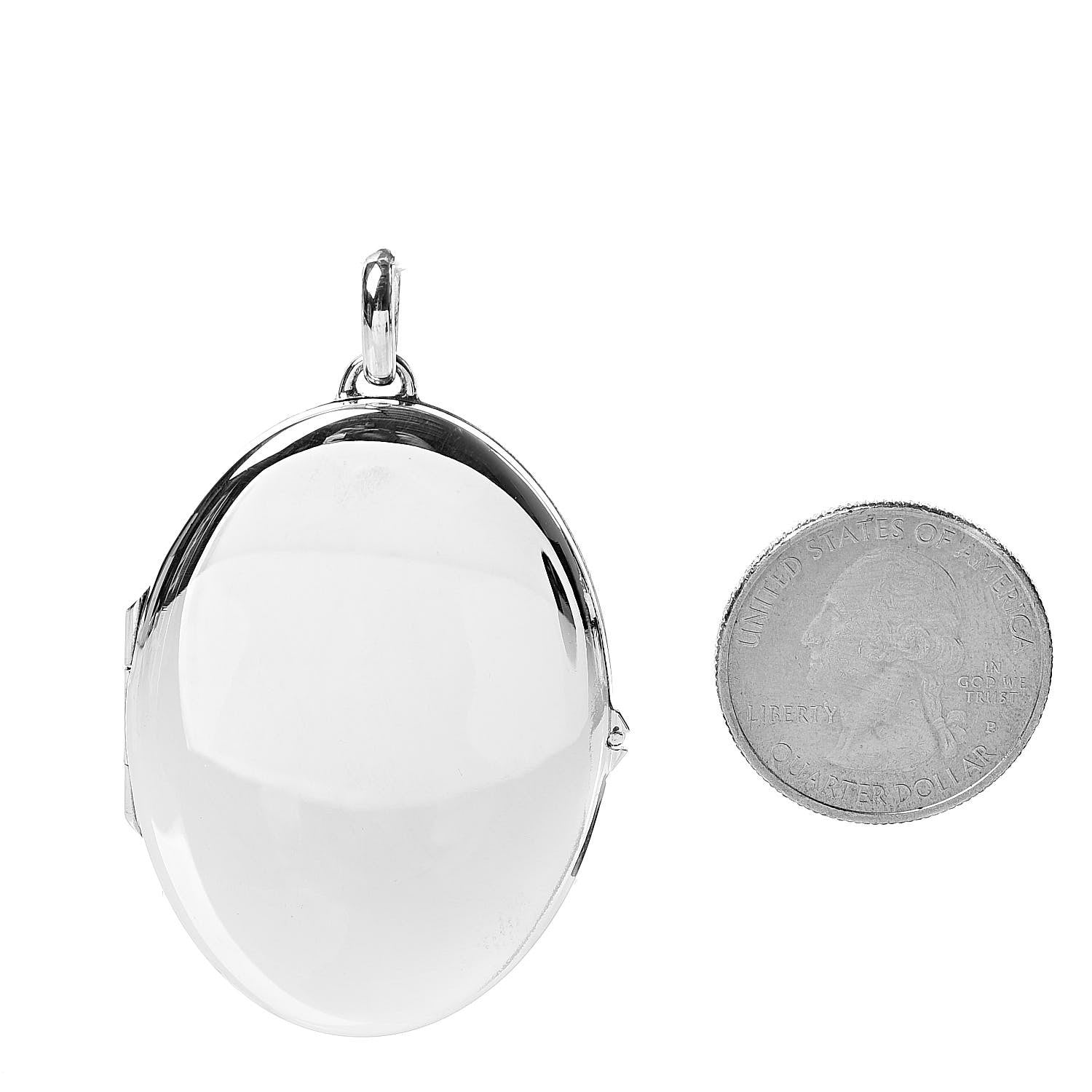 Tiffany Sterling Silver Locket Pendant 2 of 4